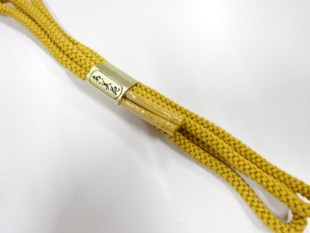 JAPANESE KIMONO / UNUSED HAND-TIED OBIJIME